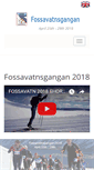 Mobile Screenshot of fossavatn.com